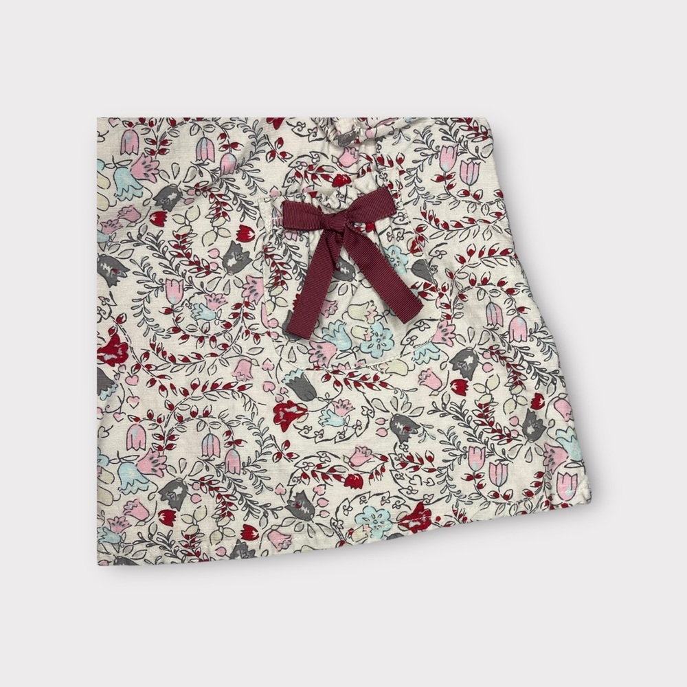 Next Floral Bow Pocket Modal Blend Dress - Picture 4 of 7